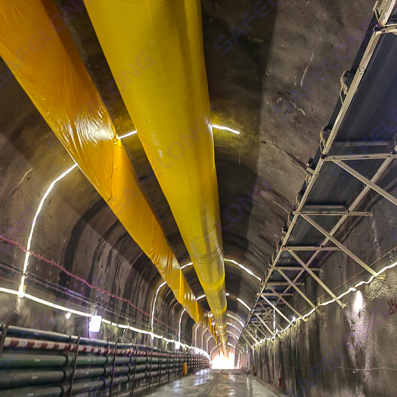 Condotto di ventilazione flessibile del tunnel